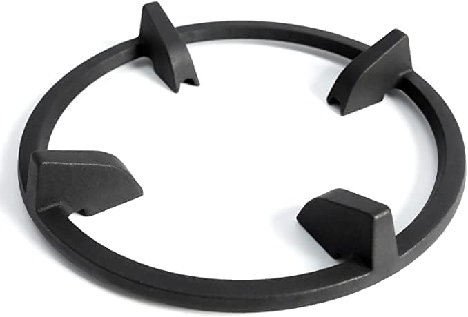 Grillflame Wok Ring, 9 Inch Wok Support Ring Gas Stove Cast Iron Non Slip Gas Stove Top Burner Rings Wok Pan Stand Holder Gas Range Replacement Parts for GE, KitchenAid, Samsung, Whirlpool, Kenmore, Frigidaire - Image 2